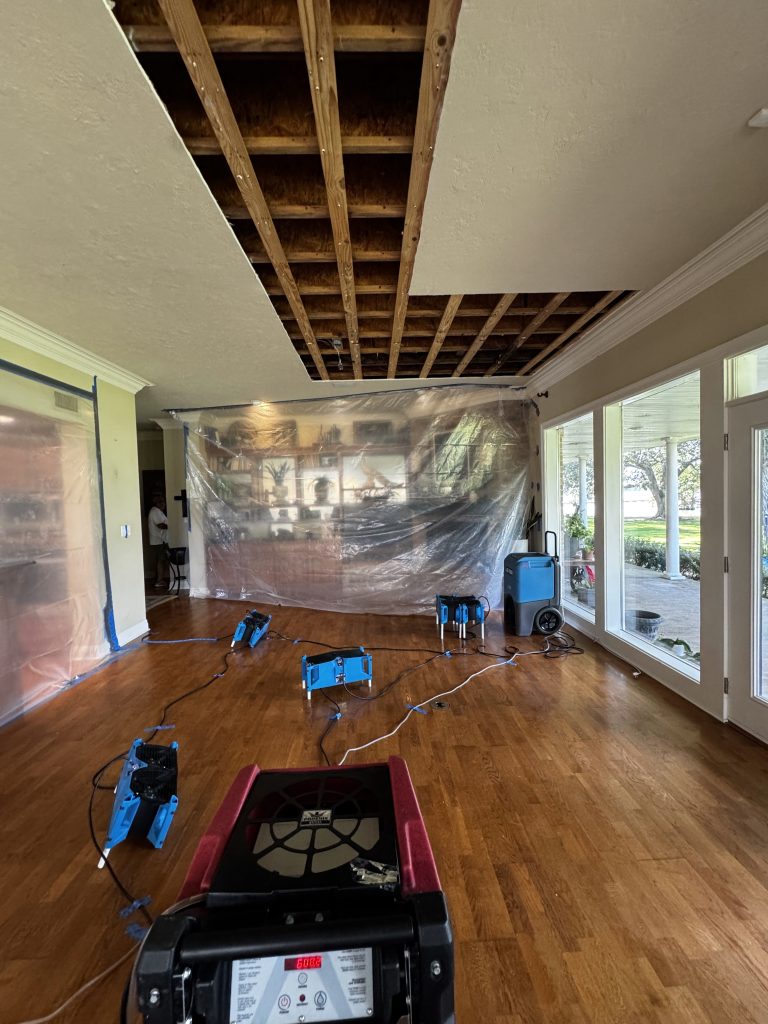 water damage restoration and mitigation