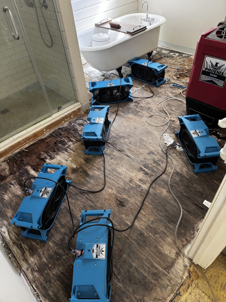 water damage restoration and mitigation
